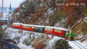 Nicht nur die Brohltalbahn hofft auf weiße Weihnachten - Quelle: Brohltalbahn / Vulkan-Express / M. Baaden [b]
