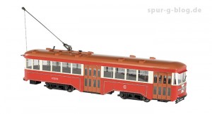 Die Streetcar mit der Artikelnummer 91704 kommt aus Chicago - Quelle: Bachmann Trains [b]