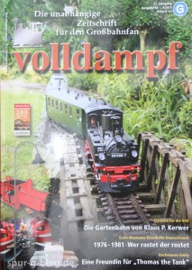 Jetzt ist die Ausgabe 3/2013 der "volldampf" im Handel - Quelle: Spur-G-Blog [b]