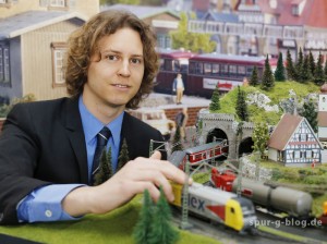 Florian Sieber ist in der Geschäftsleitung von Märklin u.a. für das Marketing zuständig - Quelle: Martin Prankl [b]