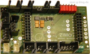 Die neue ZIMO Adapterplatine für den MX 696S ersetzt die Train Line Mallet Schnittstelle - Quelle: ZIMO [b]