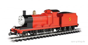 Bachmann liefert in den USA "James, die rote Lokomotive" aus - Quelle: Bachmann Trains, USA [b]