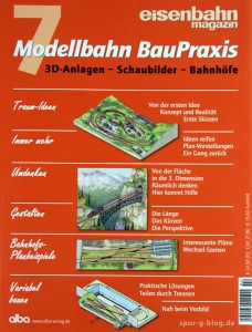 Das siebte Heft der Reihe "Mpdellbahn BauPraxis" des Eisenbahn Magazins ist erschienen - Quelle: Spur-G-Blog [b]