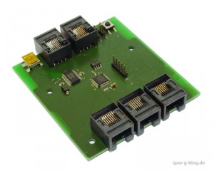 Mit dem s88-BiDiB-Link lassen sich S88 Rückmelder an den BiDiB-Bus anschließen - Quelle: Tams Elektronik [b]