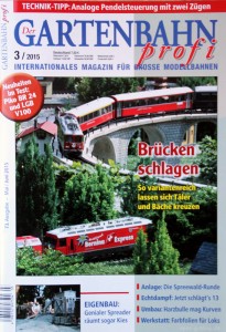 Die Ausgabe 3/2015 des Garetnbahn profi gibt es im Zeitschriftenhandel oder beim Gartenbahnhändler - Quelle: Spur-G-Blog [b]