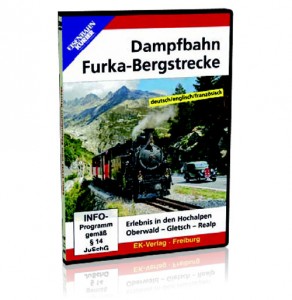 Die neue DVD zur Furka Bergstrecke - Quelle: EK-Verlag