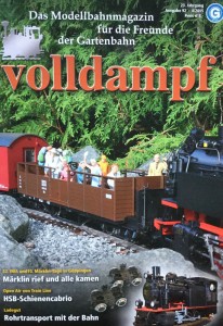 Pünktlich zum Jahresende erscheint die Ausgabe 4/2015 des Magazins "volldampf" - Quelle: Spur-G-Blog [b]