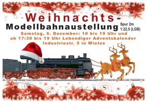 Einladung zum Adventsfahrtag in Wietze - Quelle: IG Wietze / Harald Grüne [b]