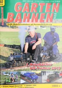 Die Ausgabe 2/2016 des Magazins "GARTENBAHNEN" ist jetzt am Kiosk oder über den Verlag erhältlich - Quelle: Spur-G-Blog [b]