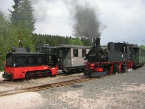 Dampf- und Dieselzüge laden zum 20. Schönheider Bahnhofsfest ein - Quelle: Michael Kapplick
