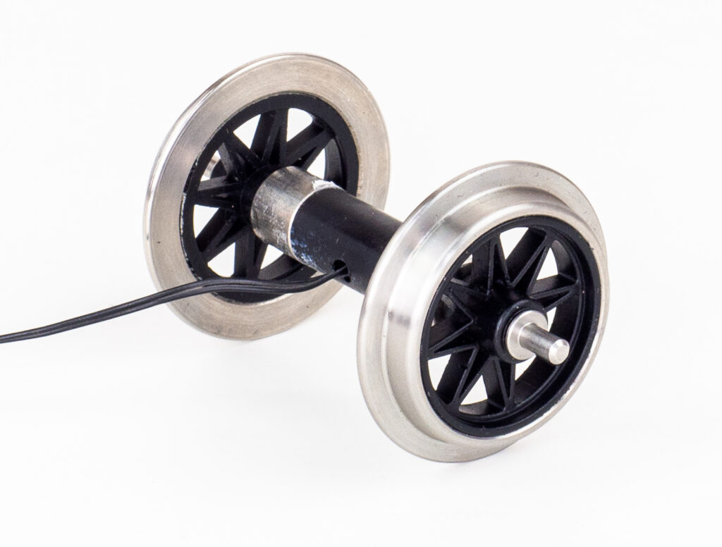 Train Line Gartenbahnen 3067321 V-Speichenradsatz mit Stromabnahme