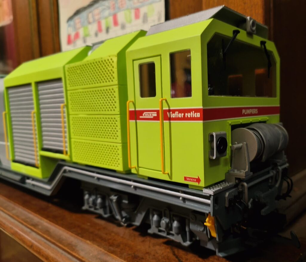 GICOmodel Italia - Xm 2/4 RhB Vereina Rettungszug